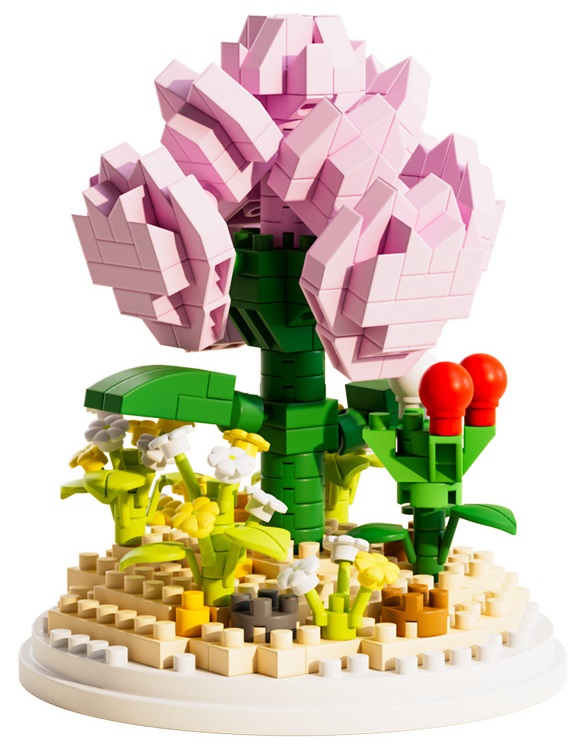 R-H4.1  T2381-009 Mini Building Blocks Flower 10x7cm R-H4.1  T2381-009 Mini Building Blocks Flower 10x7cm