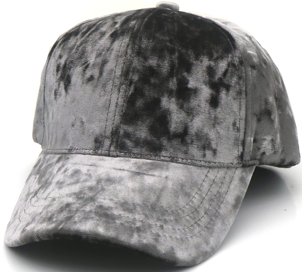 Q-A4.2 HAT1106-002-2 Cap Velvet Look Grey