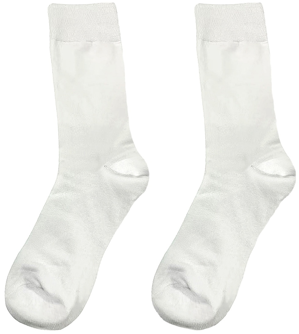 S-A4.4 SOCKS2512-199-5 Pair of Socks Size 38-45 White