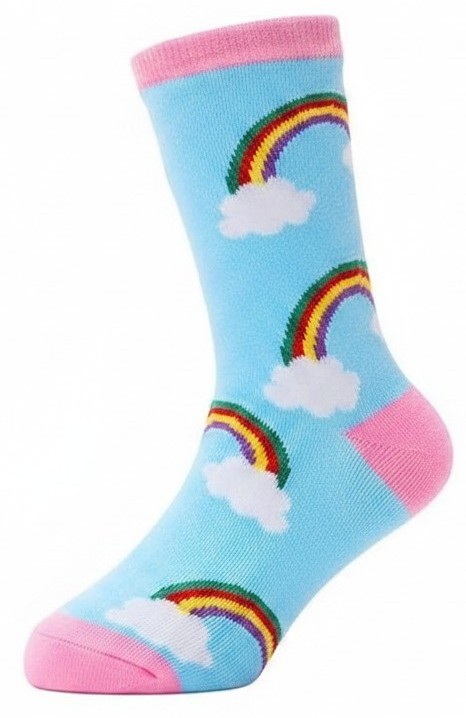 S-I4.3 KS25107-019 Pair of Socks Size 36-43 Rainbow