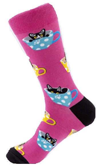 S-G2.3 SOCK2316-154 Pair of Socks Size 38-45 Cats