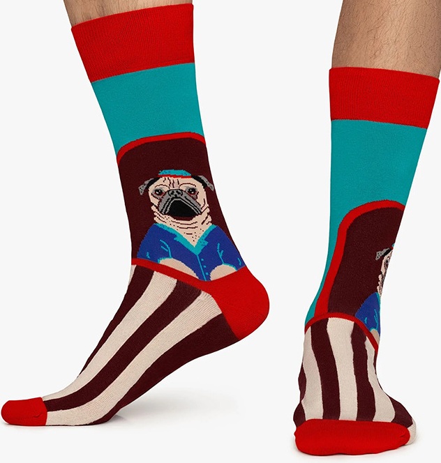 S-C7.1 SOCK2512-037  Pair of Socks Size 38-45 Dog