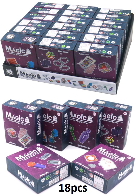 Y-D2.4 TOY941-002 Magic Trick Sets 18pcs Y-D2.4 TOY941-002 Magic Trick Sets 18pcs