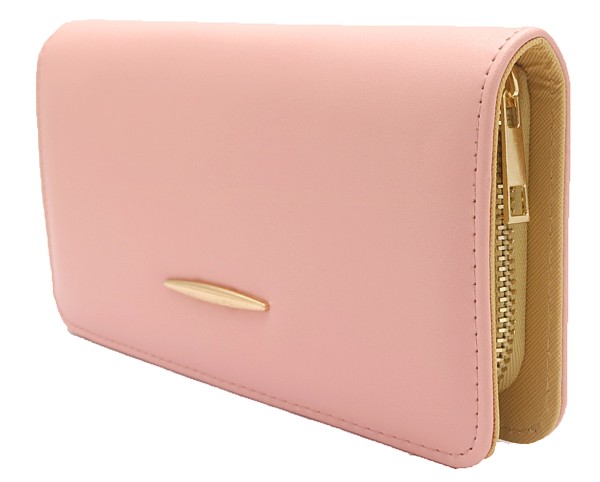 G-D26.1 WA002-002 PU Wallet 21x10.5x3cm Pink