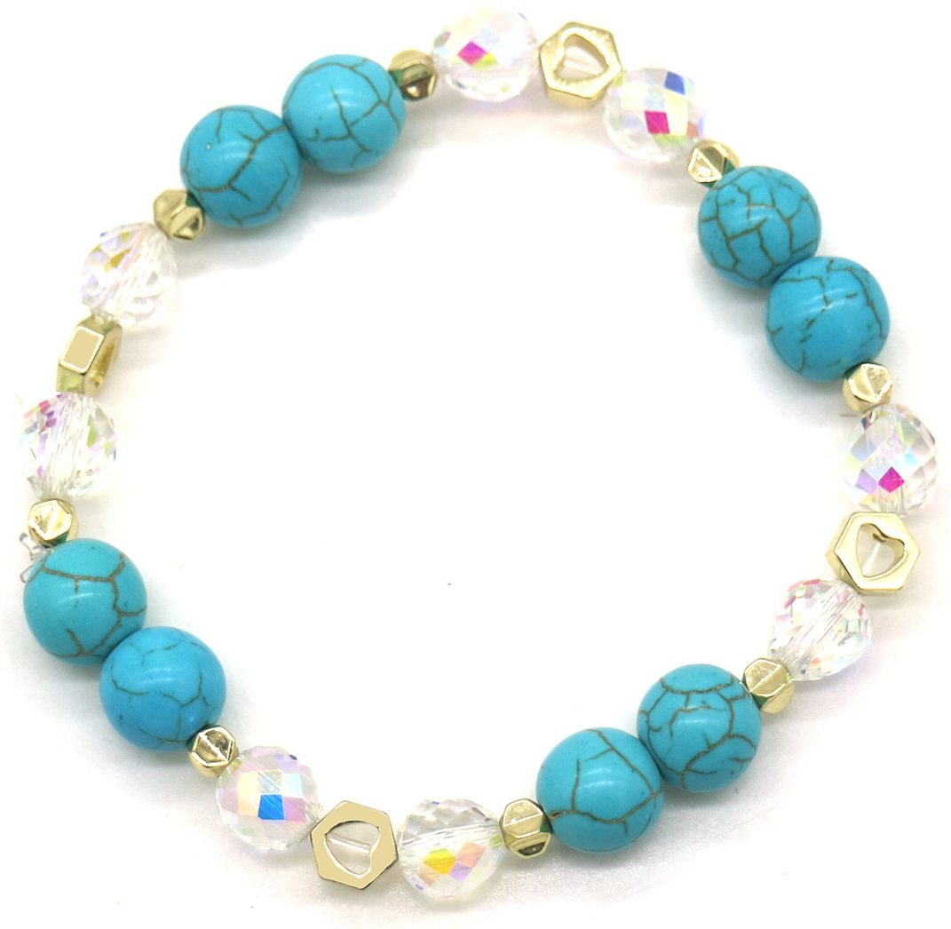 C-C9.2  B2374-118-6 Elastic Bracelet Blue