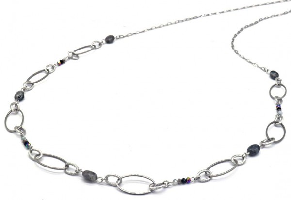 F-F5.5 N221-372S S. Steel Long Necklace 88-94cm