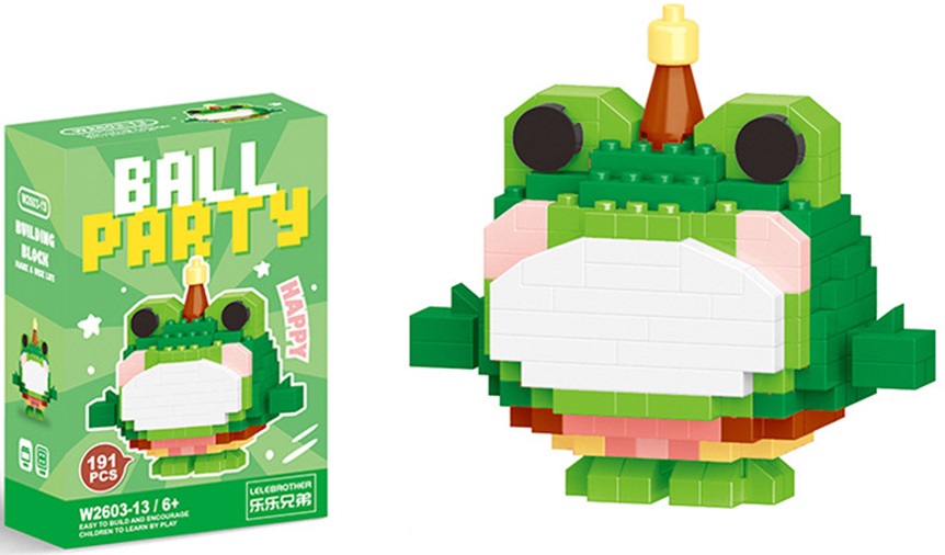 T-F8.1 W2603-13 Mini Building Block Set Frog