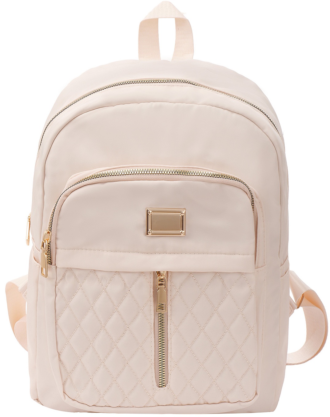 R-O6.1 BAG1118-001-2 PU Backpack 33x30cm White