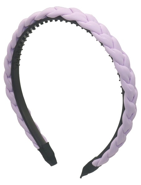 R-A2.1 H063-020 Headband Braided 1.8cm Purple
