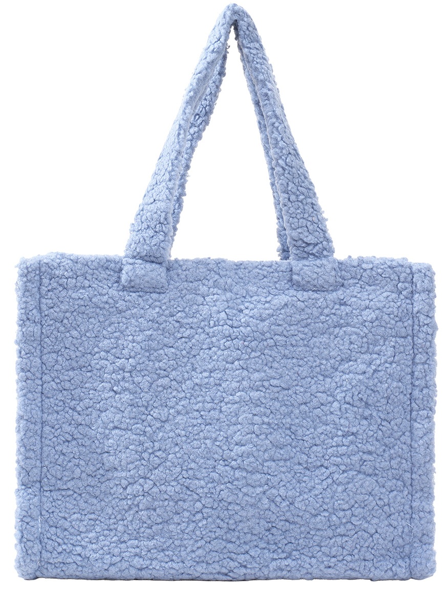 Z-F3.3 BAG1013-001-7 Shopper Bag Teddy 43x30x11.5cm Blue