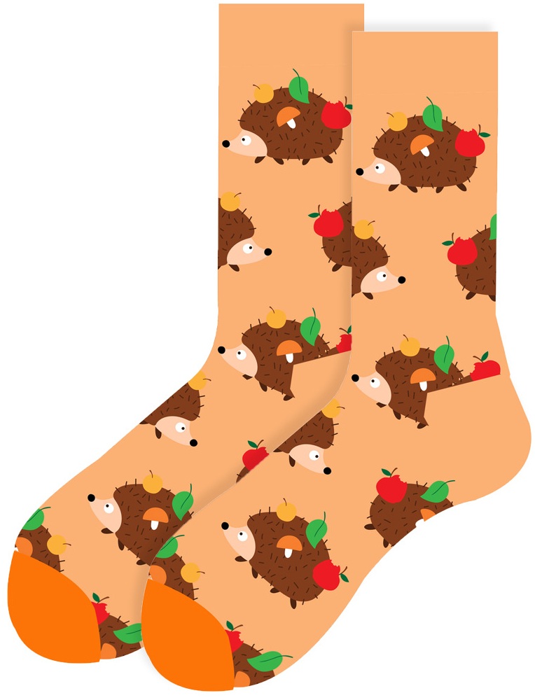 S-A1.4 SOCKS2512-106 Pair of Socks Size 36-43 Hedgehogs