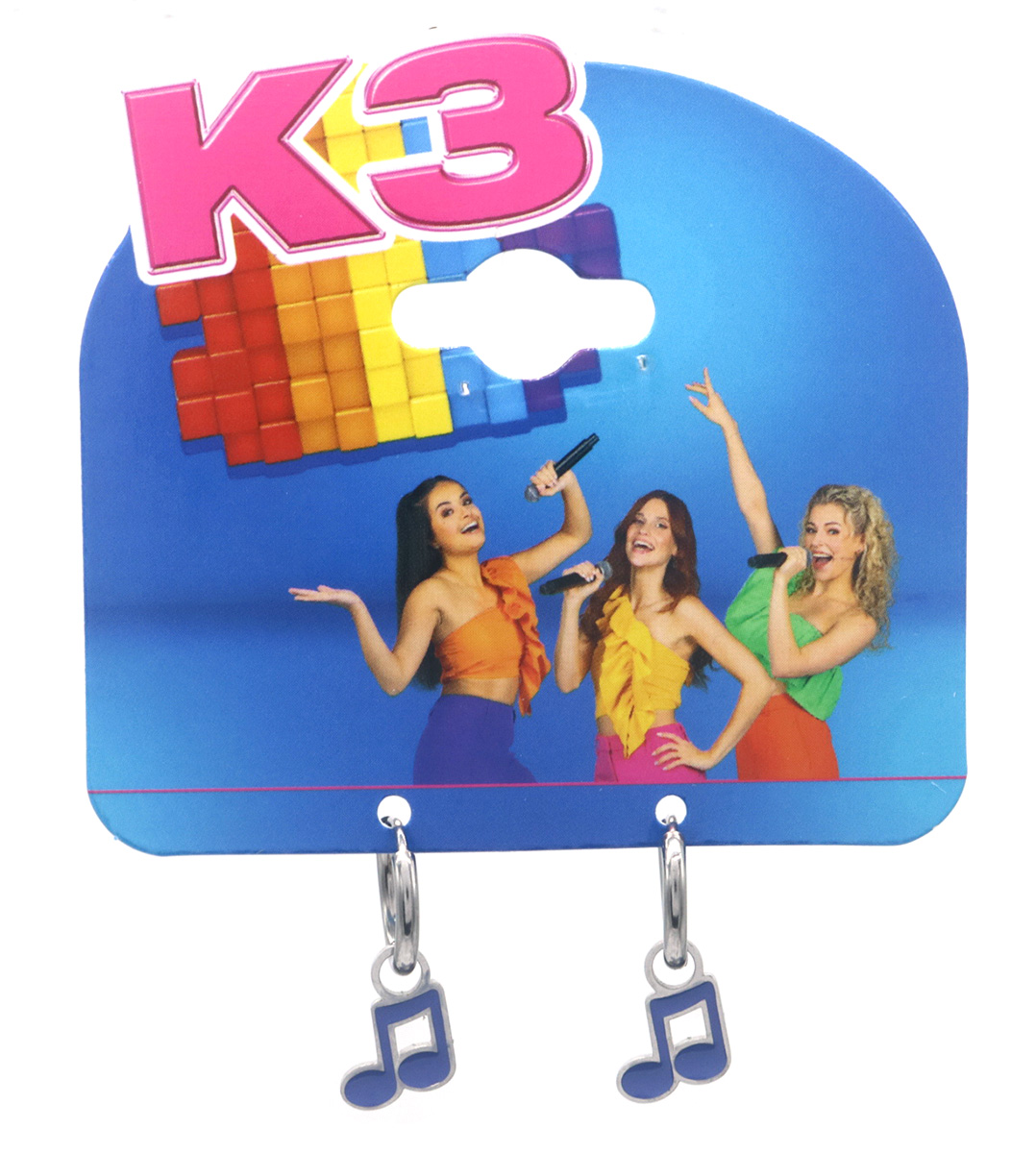 C-B18.2 K3-RBE003 S. Steel Earrings Music