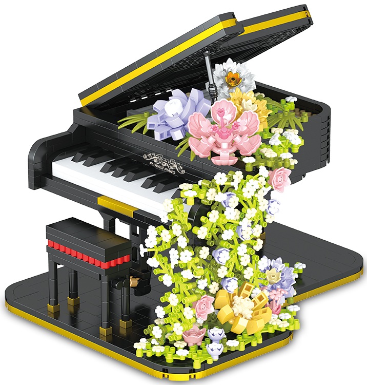 T-O6.1 650 Mini Building Blocks Flower Piano - 2080pcs