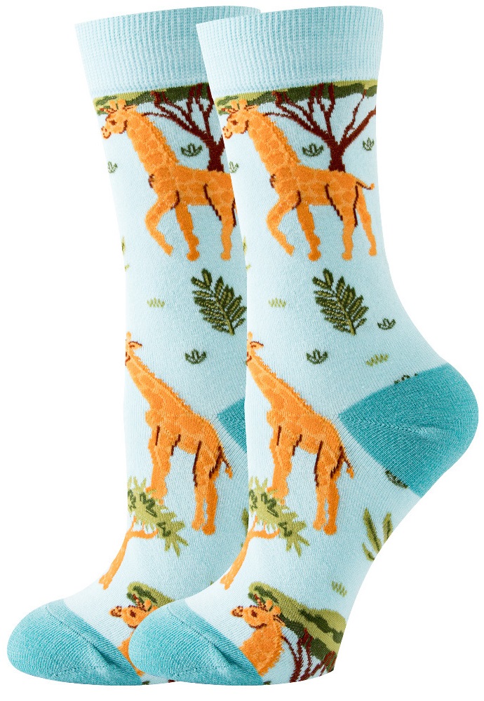 S-H4.2 SOCK2316-077 Pair of Socks Size 36-43 Giraffe