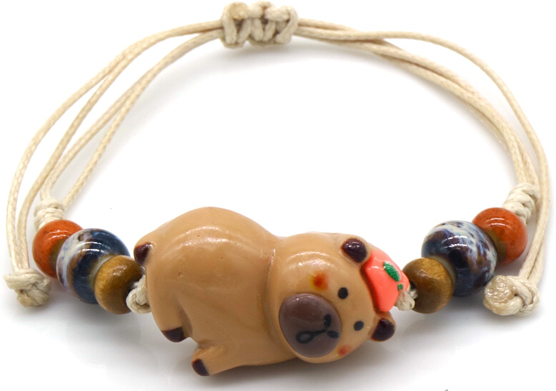 D-E21.2 B2552-001-3 Bracelet Capybara for Kids