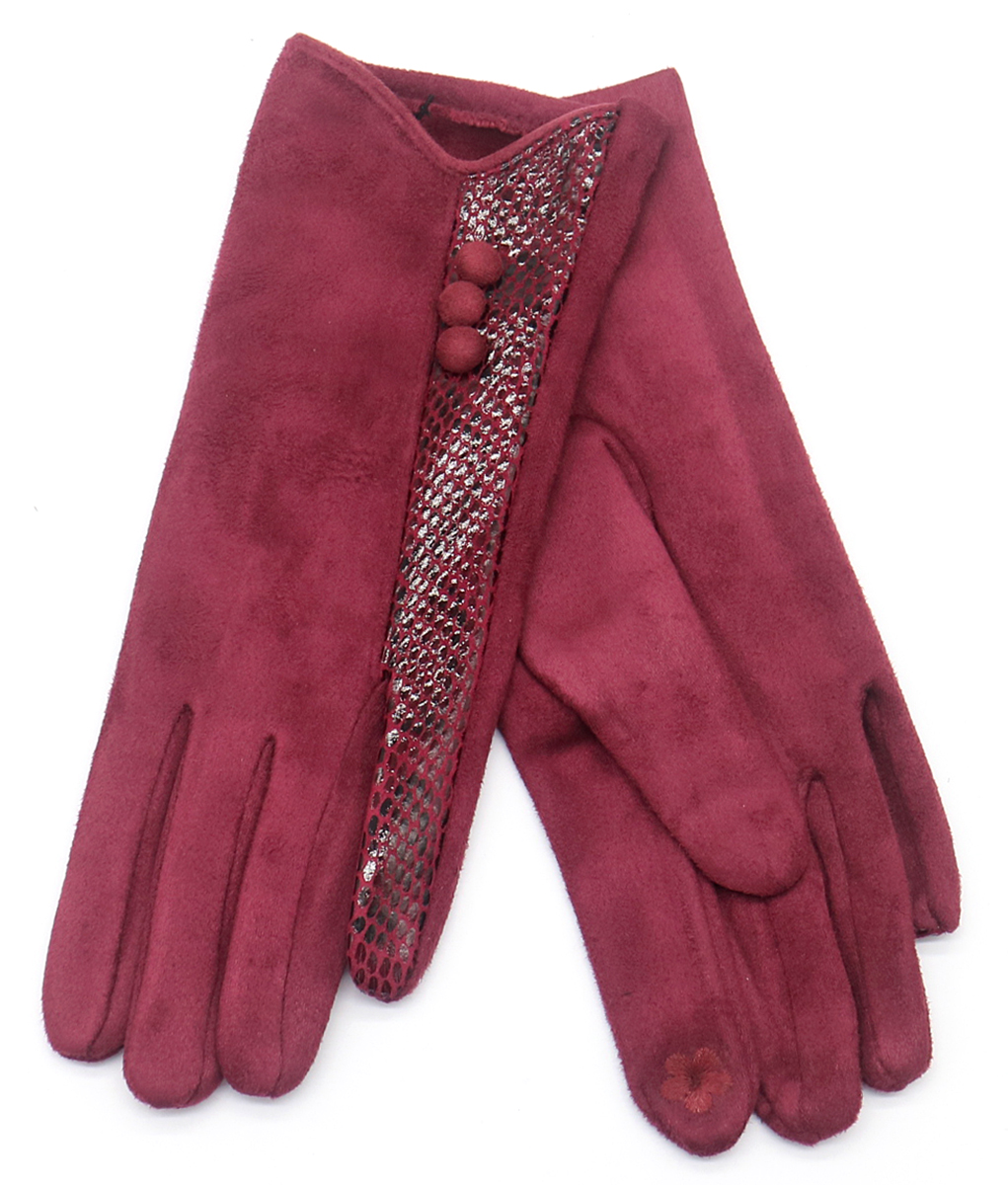 X-H9.2  GLOVE403-093E Gloves Snakeskin Red