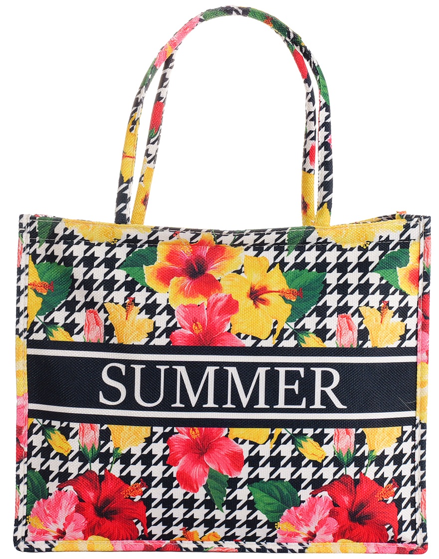 Y-A6.4  BAG1111-001-2 Shopper Bag Summer 42x32x13cm 