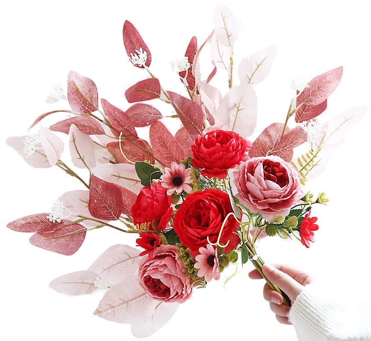 L-D8.2 DE2484-030 Silk Flower Bouquet