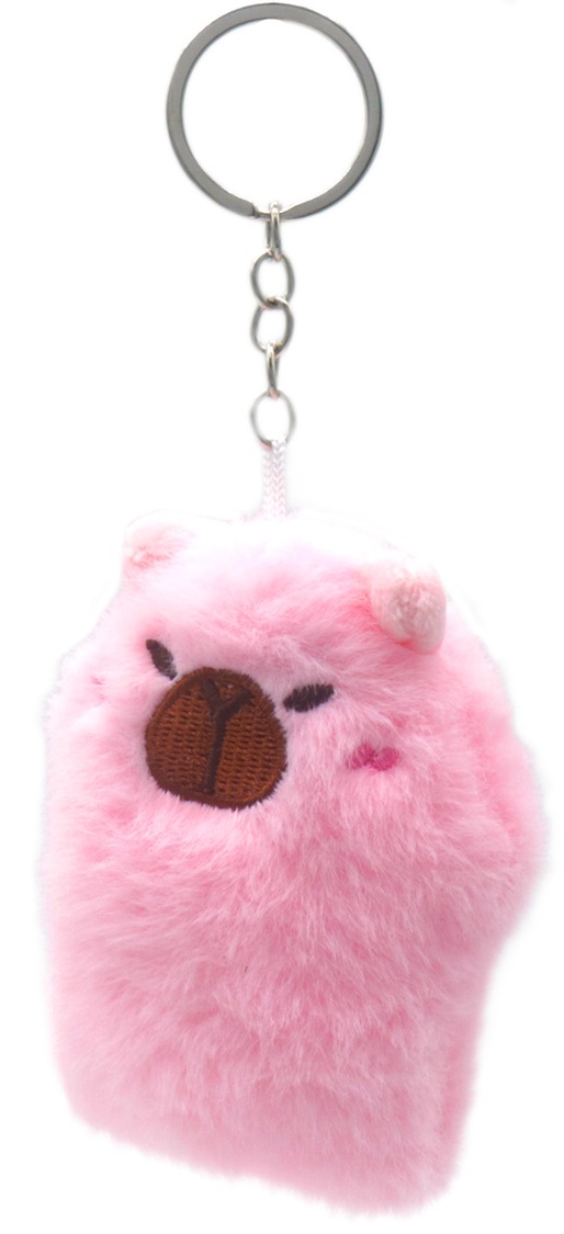 T-B8.2 KY2521-012 Keychain Capybara 9cm - Mixed Colors - 1pc