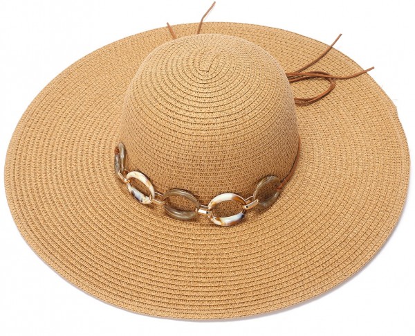 K-B1.1 HAT635-001B Summer Hat Brown