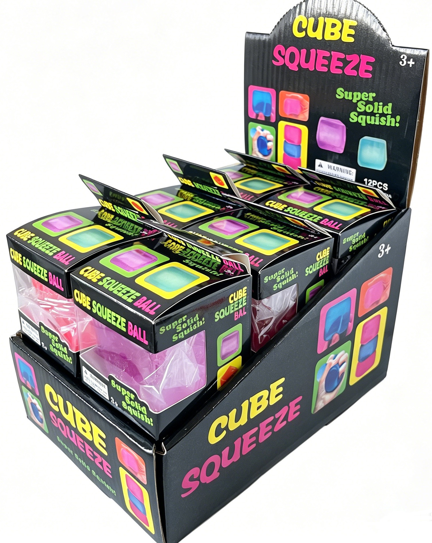 R-A3.2 TOY2610-074 Squishy Cube - 12pcs