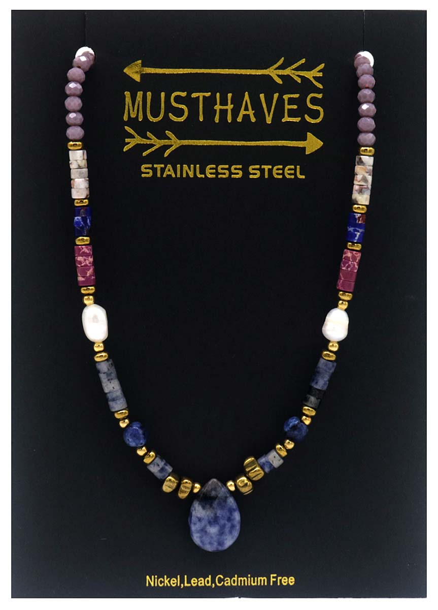 I-C20.1 N221-361 No. 2 S. Steel Necklace 40-46cm