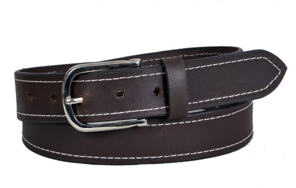 S-K3.1 BELTI-003 Grain Leather Belt Brown 3.5x130cm S-K3.1 BELTI-003 Grain Leather Belt Brown 3.5x130cm