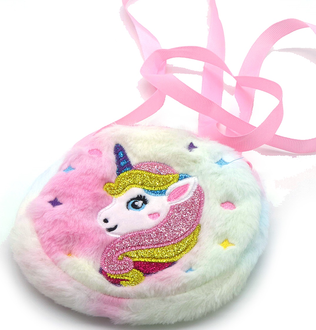 S-H8.3 WA2403-085-1 Plush Wallet Unicorn 12cm