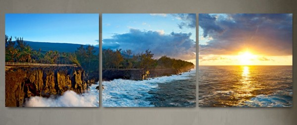 Y-C4.3 TF224 Diamond Painting 3 Frames Ocean 120x40cm