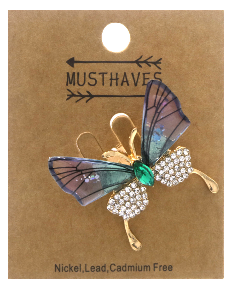 I-B2.2 P1035-015 Brooch Butterfly 3.5cm