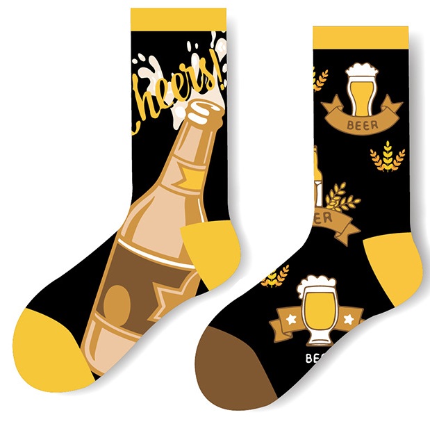 S-A6.4 SOCKS2512-082 Pair of Socks Size 38-45 Beer