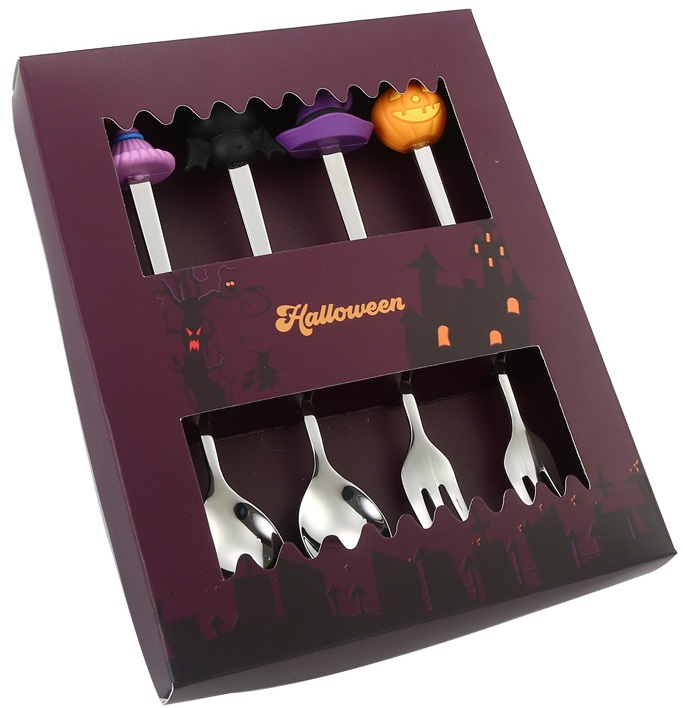 T-H6.2  DC1052-049 Gift Set Cutlery 4pcs- Halloween T-H6.2  DC1052-049 Gift Set Cutlery 4pcs- Halloween