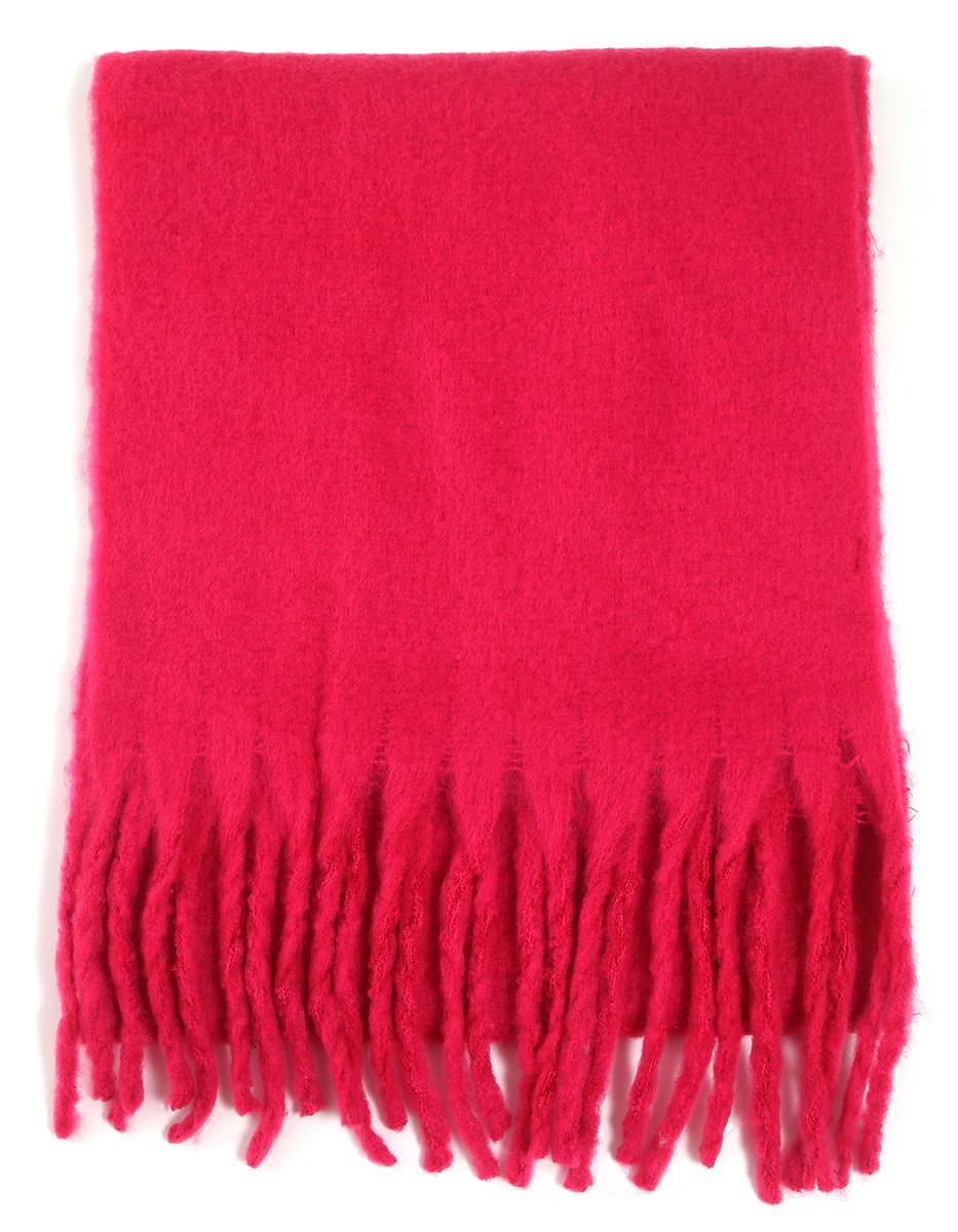 T-B1.1 SCARF705-002 No. 1 Scarf Tassels 200x43cm Pink