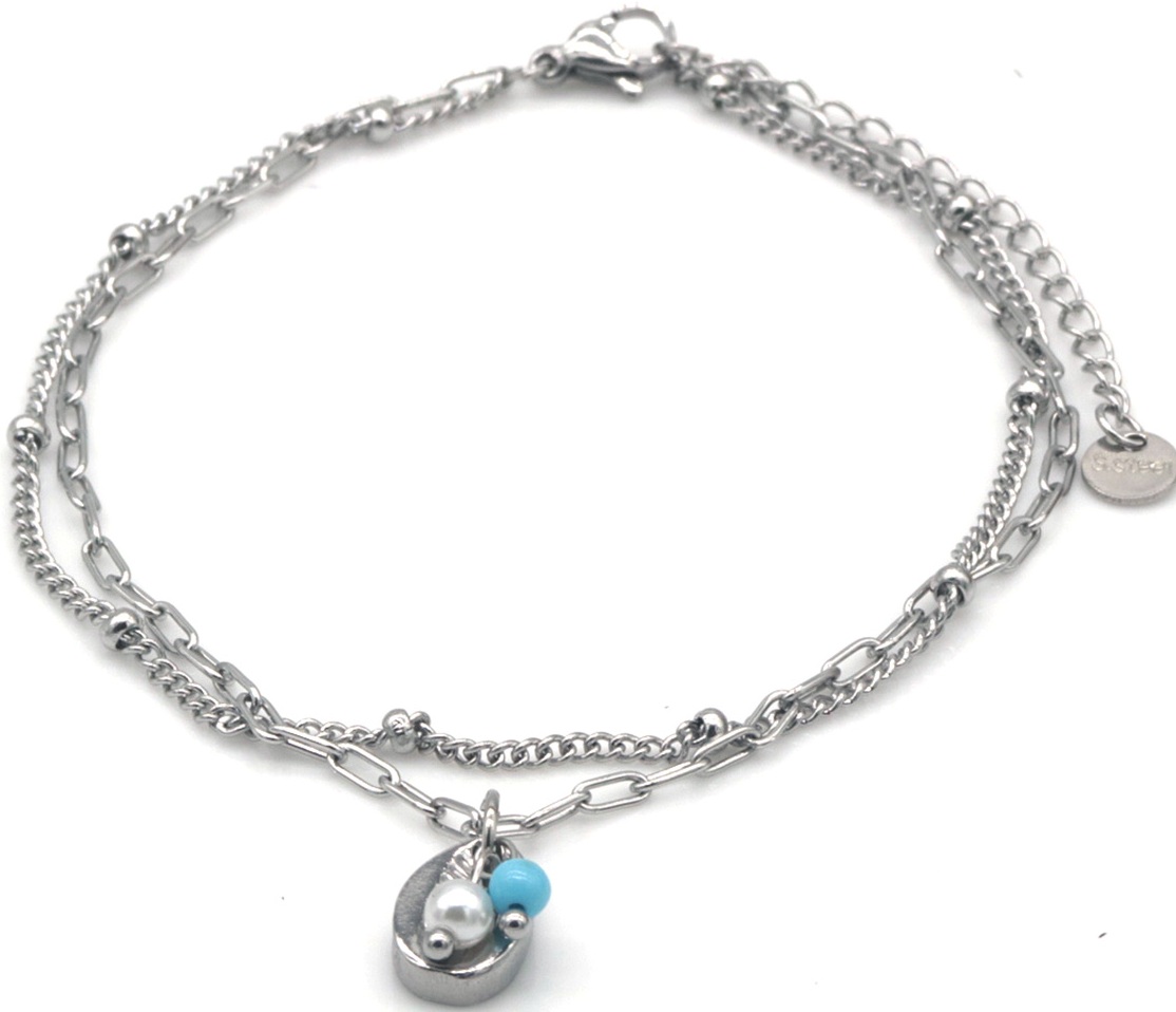 F-F19.4 ANK1036-004S S. Steel Anklet Shells