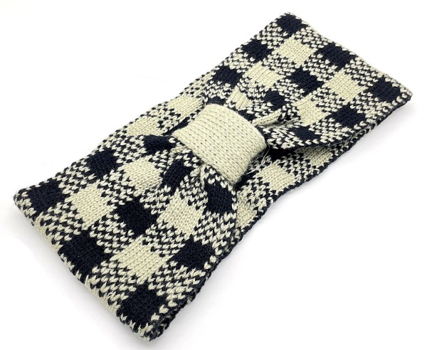 X-M6.2 H401-081 Headband Checkered Grey