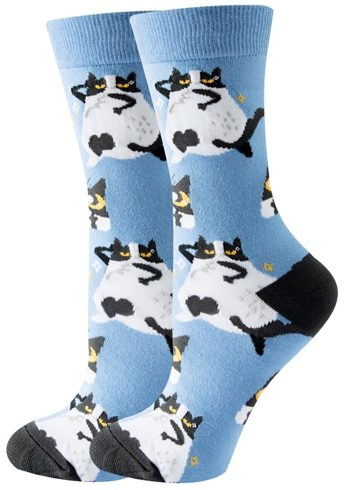 S-D4.4 SOCK2512-056 Pair of Socks Size 36-43 Cats