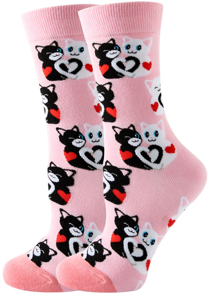 S-I1.2 SOCKS2316-380  Pair of Socks Size 36-43 Cats