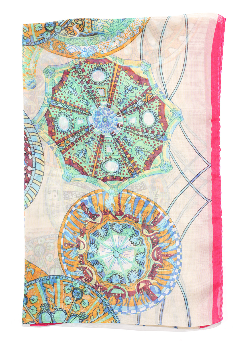 H-D10.2 SCARF2480-036-4 Summer Scarf Extra Thin 150x50cm