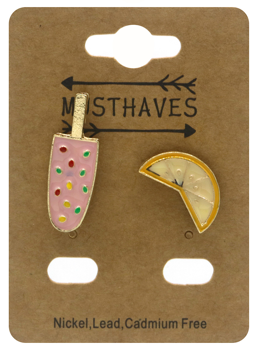 C-A6.5 PIN2557-042-3 Set of Pins Icecream - Lemon