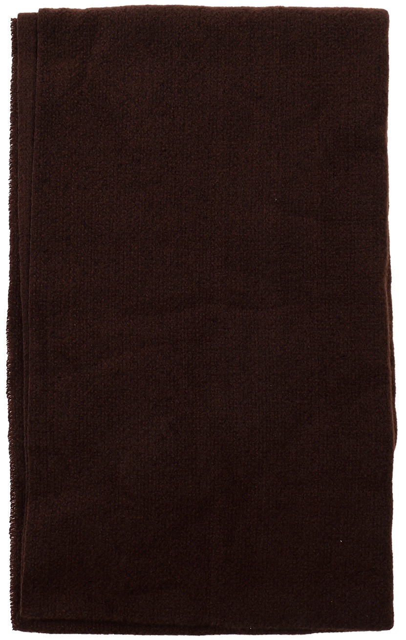 T-K3.2 SCARF405-601-8 Soft Winter Scarf 180x60cm - Dark Brown
