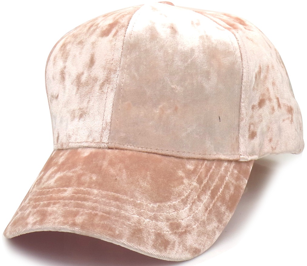 Q-J3.1 HAT1106-002-1 Cap Velvet Look Pink