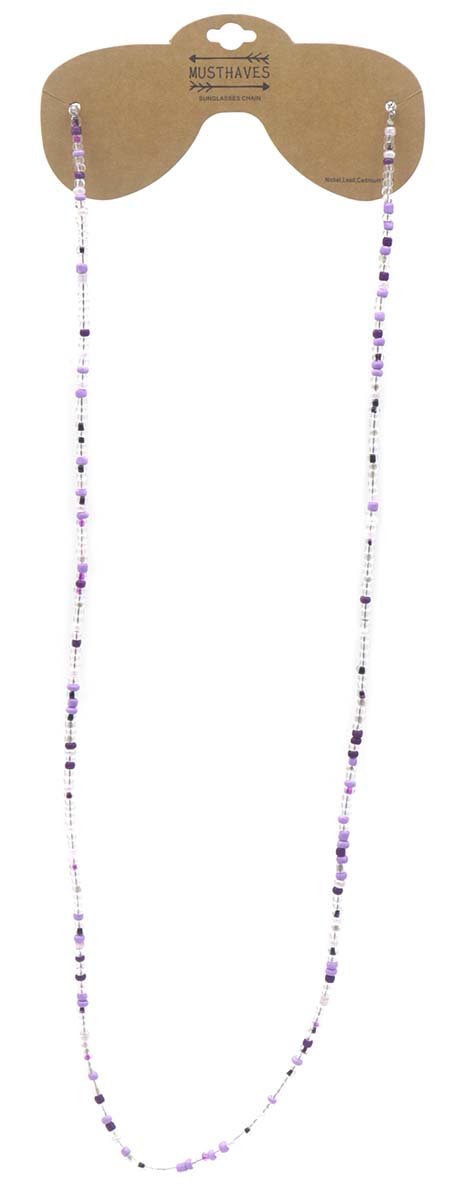 C-C16.3 GL004-001-7 Sunglass Chain Purple