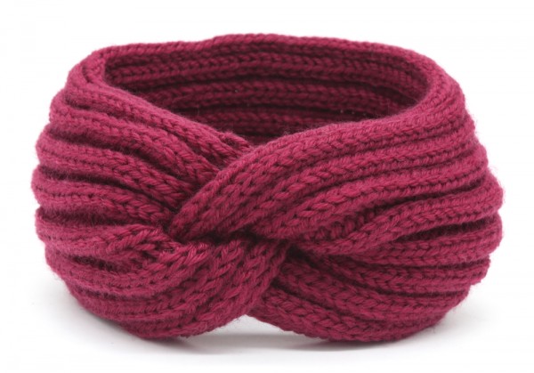 T-O4.1 H401-001H Knitted Headband Purple T-O4.1 H401-001H Knitted Headband Purple