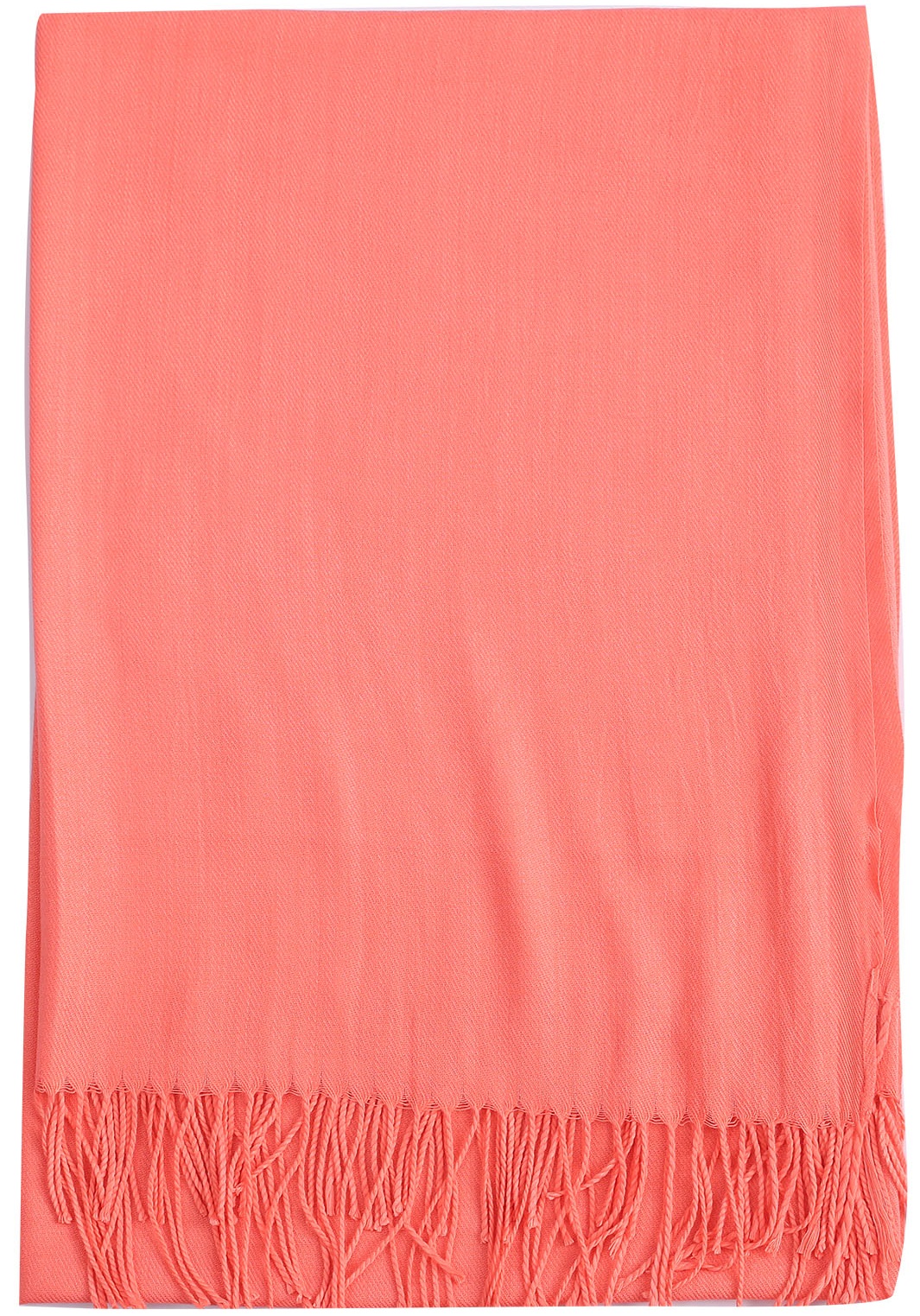 X-D5.2 SCARF408-048H Winter Scarf 180x70cm Salmon