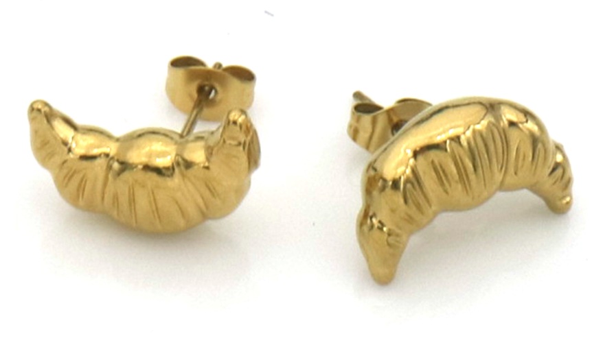 D-C20.2 E2591-003G S. Steel Studs Croissants 1.5cm