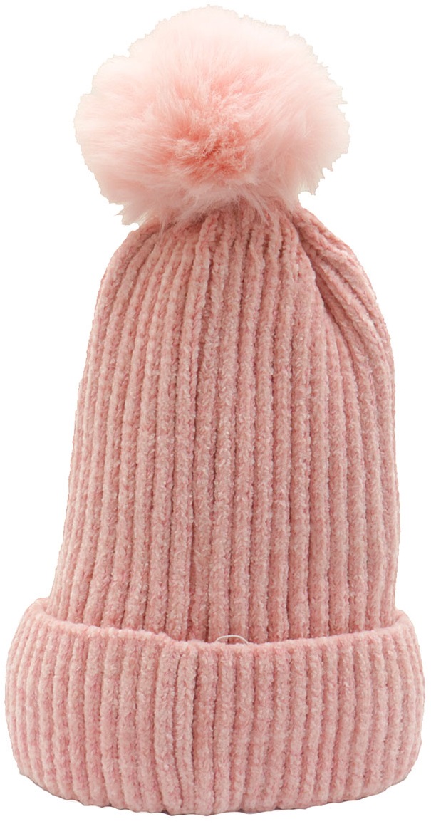 Q-H6.2 HAT701-002 No. 3 Beanie Hat Pink