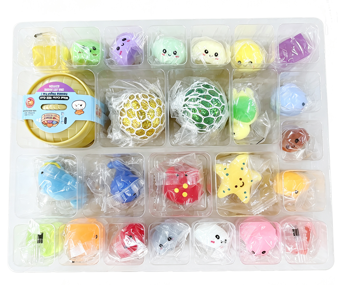 Z-C2.5 TOY2610-094 Squishy Advent Calendar Christmas - 24pcs