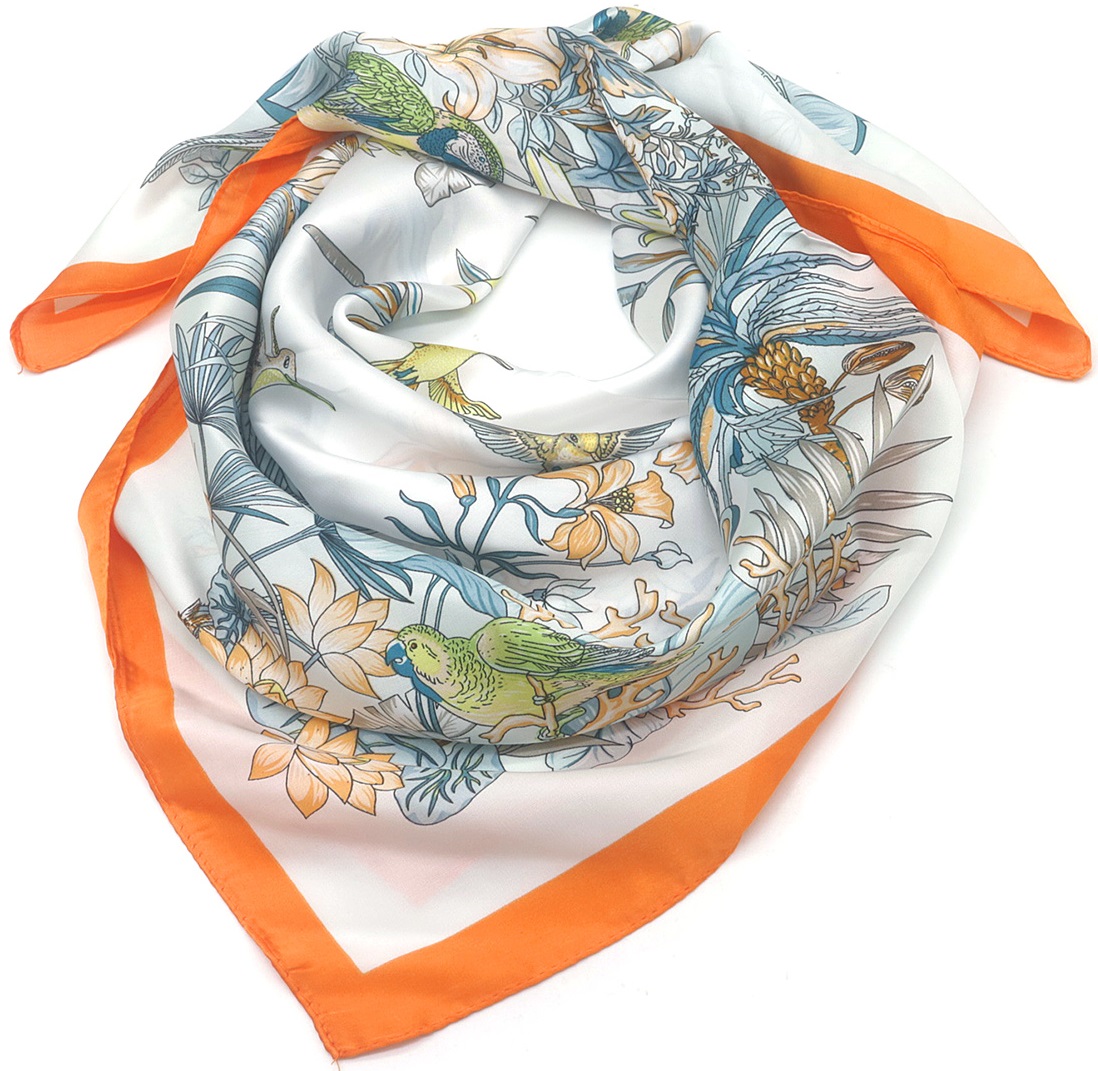 X-I7.1 SCARF815-007 Silk Look Scarf 70x70cm