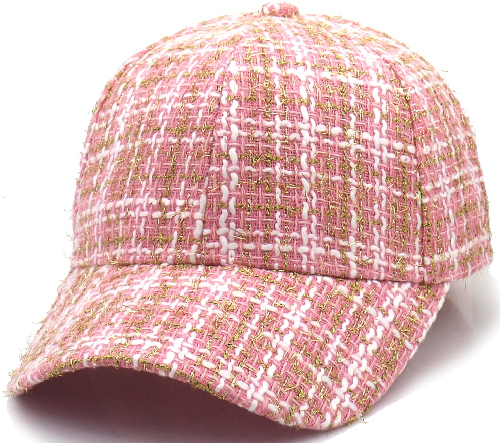 Q-H8.2 HAT1106-001-1 Cap Gold Thread Pink
