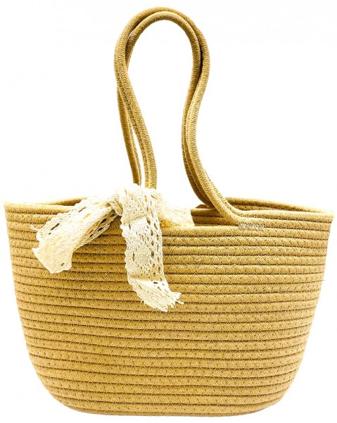 Y-C6.4 BAG001-009 Cotton Bag 37x19x11cm Brown